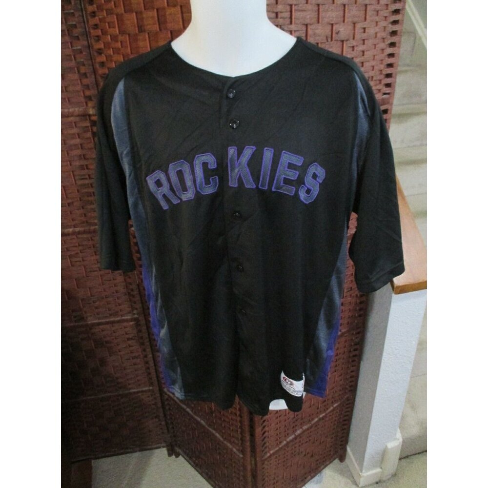 Vintage True Fan Colorado Rockies Jersey Adult large MLB Baseball
